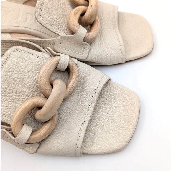 Pedro Garcia Umita Slide Sandal Women's Ivory Petitgrain Size US6 EU36.5 - Picture 7 of 12